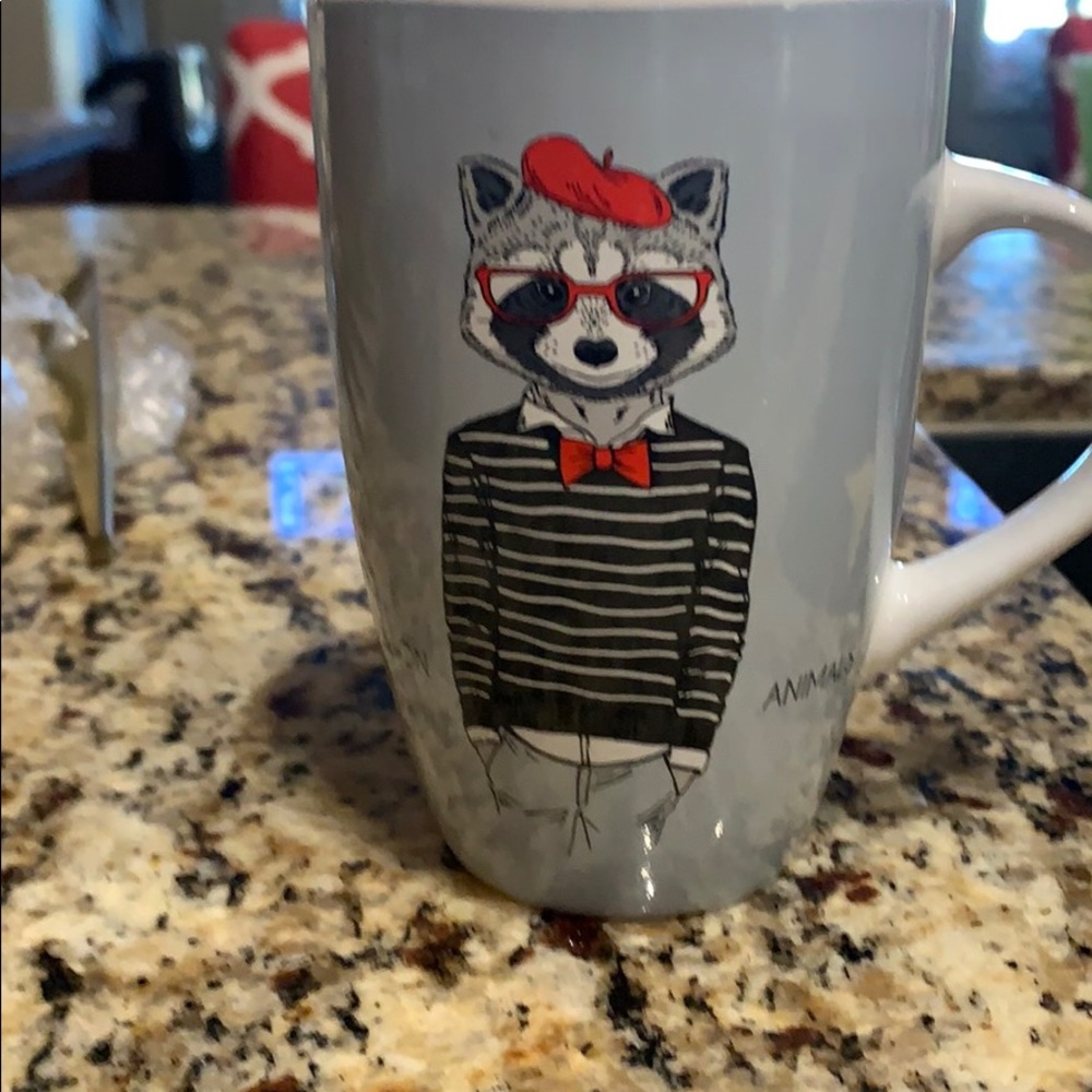 Super cute Fashion Animals coffee mug.